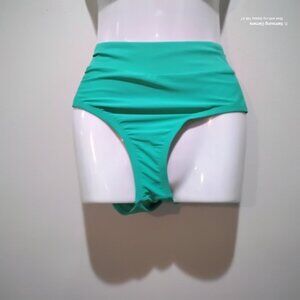 Real Bodies Real Solutions Tummy Trimmer Swim Bottom Separates Green Size 12 NWT